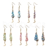 Natural Quartz Crystal Dangle Earrings EJEW-JE06410-01-2