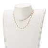 Mother's Day Jewellery Natural Pearl Beaded Necklaces NJEW-JN03435-01-5