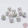 925 Sterling Silver Spacer Beads STER-L043-11B-S-3