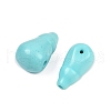 Dyed Synthetic Turquoise 3 Hole Guru Beads G-C198-01A-03-2