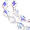 Electroplate Glass Beads Strands EGLA-B010-01A-AB02-2