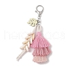 Handmade Macrame Nylon Thread Pendant Decorations HJEW-P019-11P-02-2