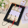 CHGCRAFT Polyester & Iron Cross Stitch Side Clips FIND-CA0009-56-7