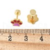 304 Stainless Steel Stud Enamel Earrings EJEW-Q028-04A-G-3