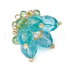 Transparent Glass Pendants PALLOY-MZ00720-03-2