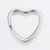 Tarnish Resistant 304 Stainless Steel Split Key Rings STAS-P150-10P-1