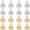 SUNNYCLUE 20Pcs 2 Colors 304 Stainless Steel Pendants STAS-SC0007-62-1