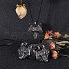 Unicraftale 3Pcs 3 Colors 304 Stainless Steel Pendants STAS-UN0055-81-3
