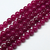 Natural Malaysia Jade Bead Strands G-M101-6mm-08-3