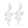 Tibetan Style Alloy Pendants TIBEP-Q064-37S-RS-4