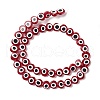 Handmade Evil Eye Lampwork Beads Strands LAMP-F023-B10-4