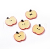 Opaque Resin Fruit Pendants RESI-H144-09-3