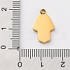 304 Stainless Steel Enamel Pendants STAS-M105-34G-01-3