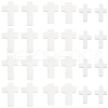 SUNNYCLUE 60Pcs 3 Styles Cross Natural Shell Beads BSHE-SC0001-18-1