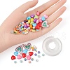 DIY Cute Colorful Beads Bracelet Making Kits DIY-FS0002-28-4