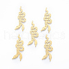 201 Stainless Steel Pendants STAS-N090-LA910-2-2