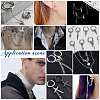 Unicraftale 30Pcs 6 Styles 304 with 201 Stainless Steel Pendants FIND-UN0004-30-6