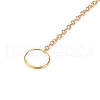 Wire Wrapped Natural Yellow Quartz Moon with Tree of Life Pendant Decorations HJEW-K046-07G-02-5