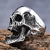 Skull 304 Stainless Steel Finger Rings for Men FS-WGF2445-04-2