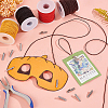 AHADERMAKER 5 Rolls Round Elastic Beading Cord EW-GA0001-01-4