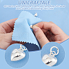 Unicraftale 2Pcs 925 Sterling Silver Puffed Heart Charms with Jump Rings STER-UN0001-61S-5
