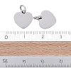 201 Stainless Steel Stamping Blank Tag Charms STAS-S105-T617-1-4