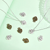 CHGCRAFT 80Pcs 2 Colors Alloy Pendant FIND-CA0006-20-4