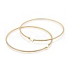 304 Stainless Steel Big Hoop Earrings EJEW-F188-24G-G-2