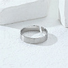 Stainless Steel Open Cuff Ring GK9650-3-2