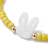 Glass Seed Beaded Stretch Bracelets BJEW-MZ00126-02-3