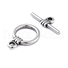 304 Stainless Steel Toggle Clasps STAS-I190-01AS-2