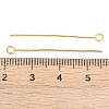 Brass Eye Pins KK-N254-48D-G-3