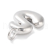Rack Plating Brass Balloon Letter Pendants X-KK-C050-01P-S-2