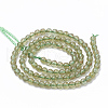 Natural Green Apatite Beads Strands G-S150-28-5mm-3