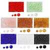 Electroplate Glass Beads Strands EGLA-YW0003-18C-3