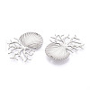 304 Stainless Steel Pendants STAS-T065-39P-2