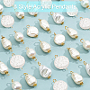   80Pcs 8 Style Acrylic Pendants FIND-PH0003-43-2