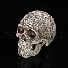 Resin Floral Skull Medical Model Statues PW-WG24131-01-2