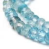 Natural Blue Topaz Beads Strands G-RM2025-15-4