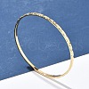 304 Stainless Steel Bangles for Women AJEW-P127-09G-1