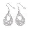 Tarnish Resistant 304 Stainless Steel Dangle Earrings EJEW-C105-11P-1