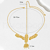 Brass Middle Eastern Elegant Ramadan Coin Pendant Tassel Headpiece for Women EB5289-5