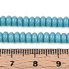 Opaque Spray Painted Glass Beads GLAA-ZX008-4mm-18R-4