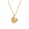 Hollow Heart Pendant Necklaces JP6478-1-1