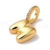 Brass Micro Pave Cubic Zirconia Pendants KK-K345-13M-G-2