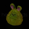 Luminous Resin Cute Little Rabbit Ornaments RESI-I054-01G-3
