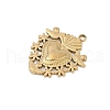304 Stainless Steel Pendants STAS-D366-05B-G-2