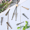 Gorgecraft 14Pcs 7 Colors Alloy Cord Ends FIND-GF0007-11-4