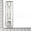 Rectangle with Moon Phase Pattern Alloy Hair Barrettes PHAR-G011-01AS-3