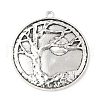 Tibetan Style Alloy Big Pendants TIBEP-F077-01B-1